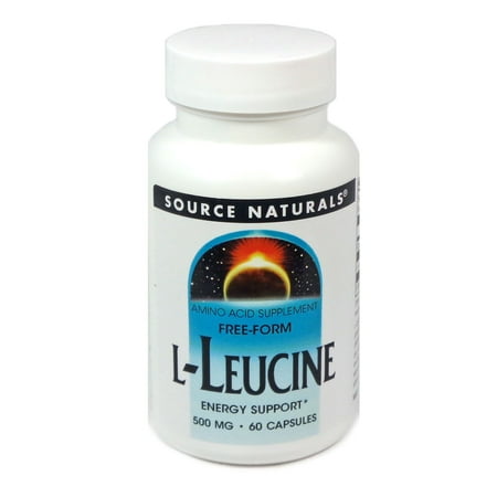 Source Naturals, Inc. L-Leucine 500mg 60 Capsule