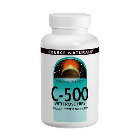 Source Naturals, Inc. Vitamin C-500 With Rosehips 500mg 100 Tablet