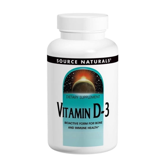 Source Naturals, Inc. Vitamin D-3 1000 IU 100 Softgel