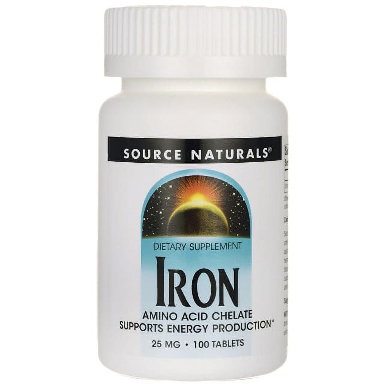 Source Naturals Iron 25 mg 100 Tabs