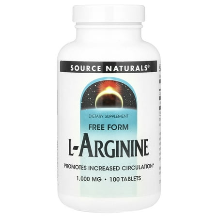 L-Arginine 1000mg By Source Naturals - 100 Tablet