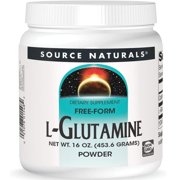 L Glutamine Powder By Source Naturals - 16 Ounces
