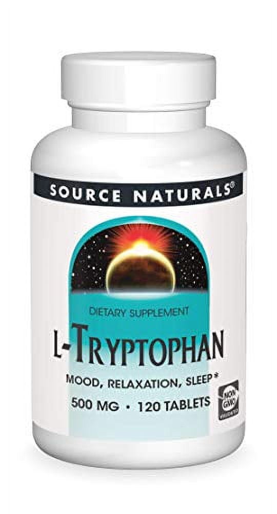 Source Naturals LTryptophan, 500 mg Essential Amino Acid Supplement