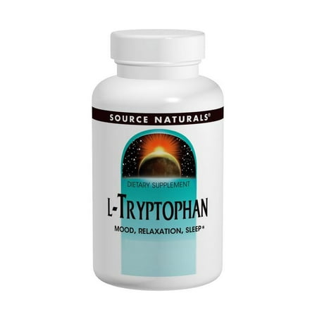 Source Naturals L-Tryptophan 500 mg 60 Caps