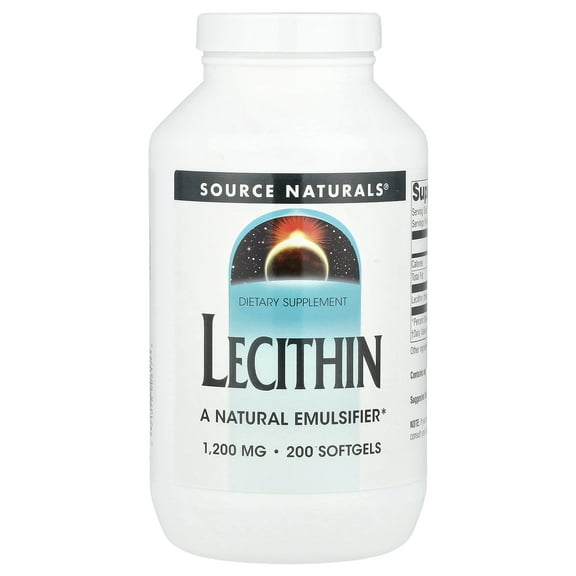 Source Naturals, Inc. Lecithin 1200mg 200 Softgel