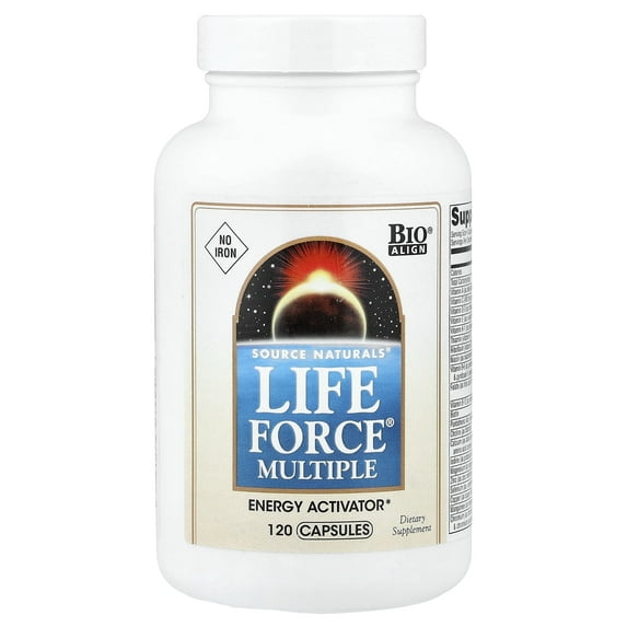 Source Naturals Life Force Multiple, Energy Activator* - 120 Capsule