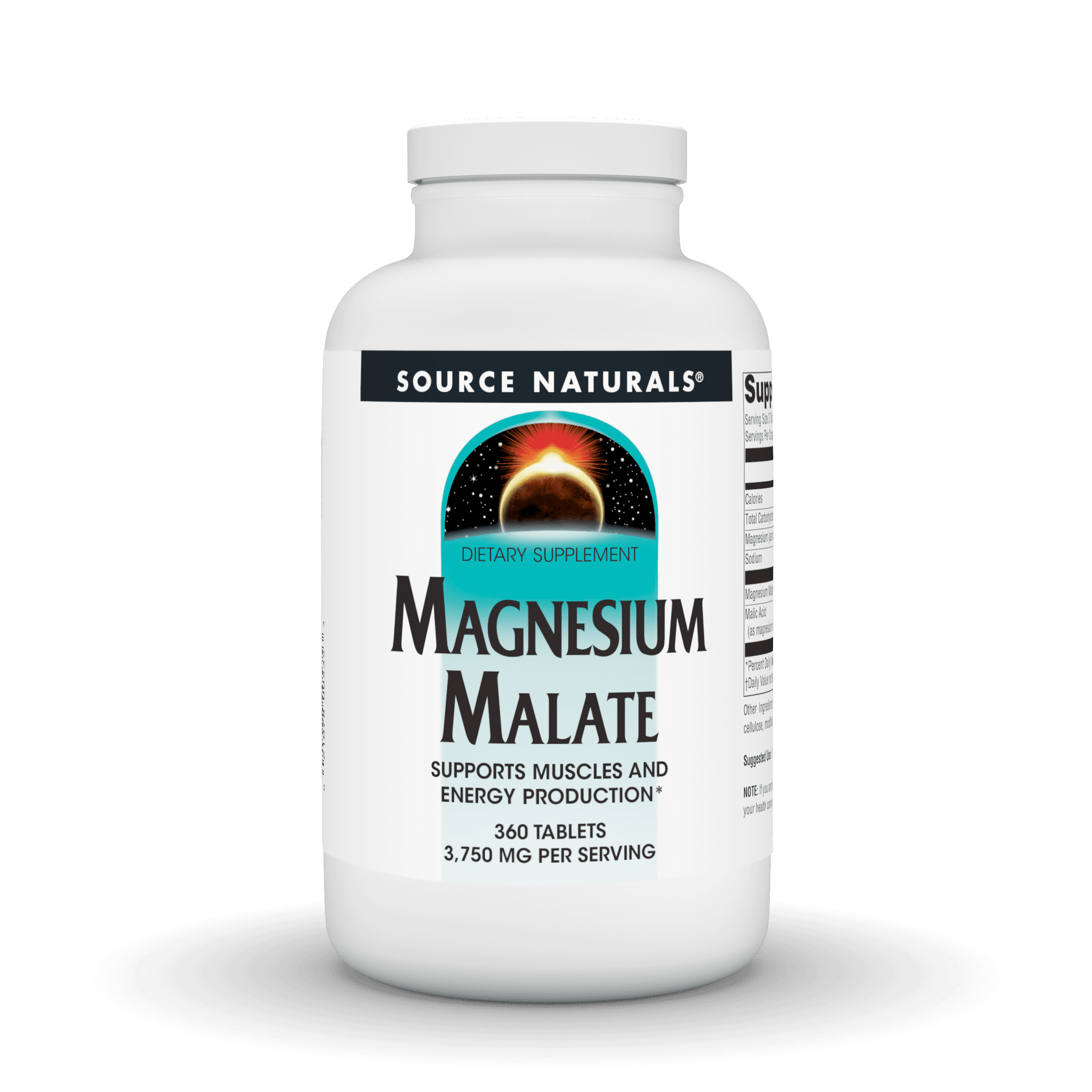 Source Naturals Magnesium Malate 1250mg, Energy Production ...