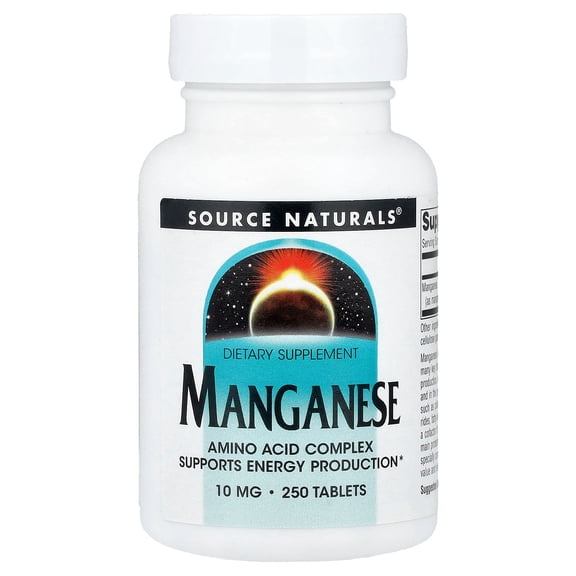 Source Naturals Source Naturals Manganese, 250 ea