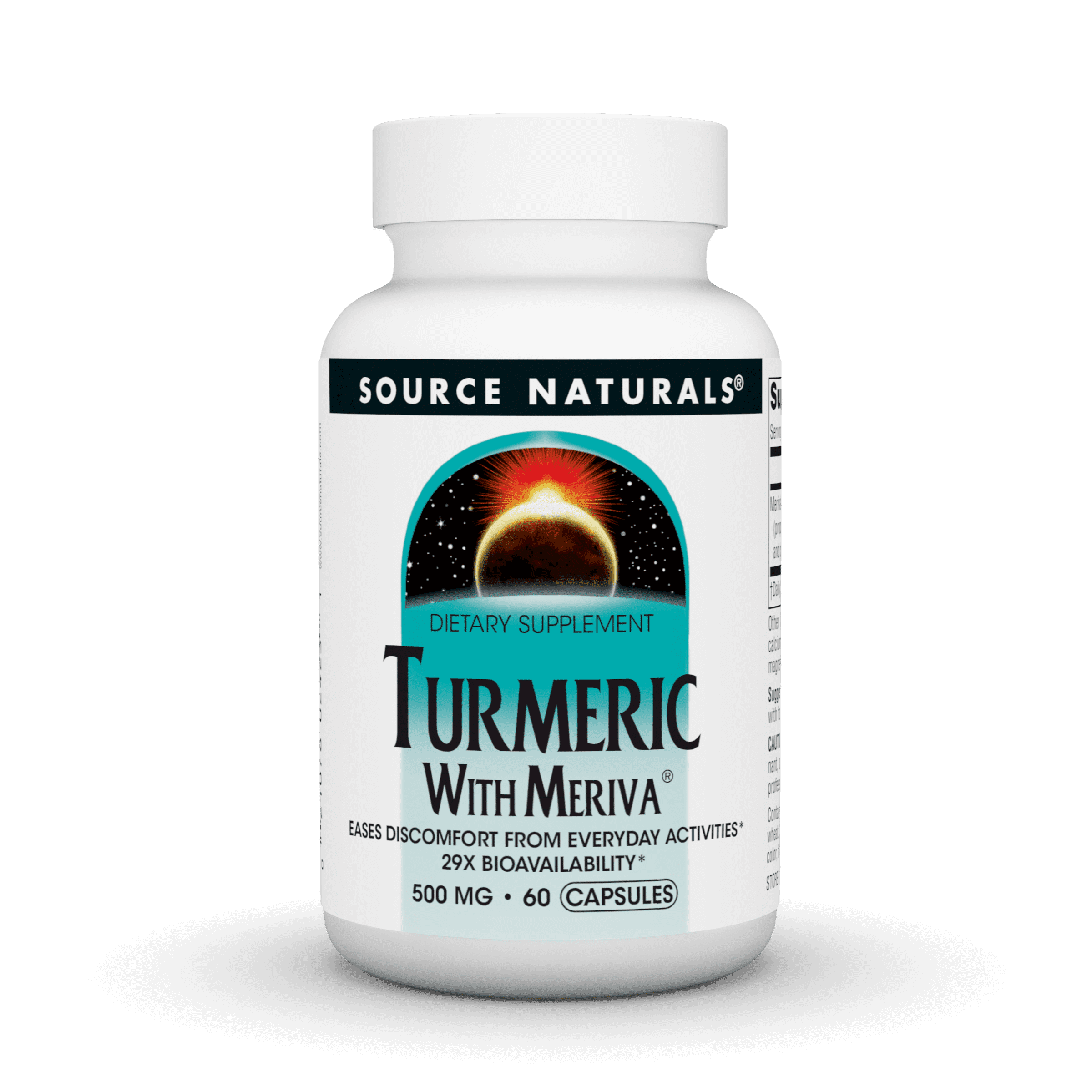 Source Naturals Turmeric with Meriva Eases Discomfort from Everyday Activities*  500 mg - 60 Capsules