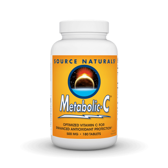 Source Naturals Metabolic C, 500mg Vitamin C - 180 Tablets