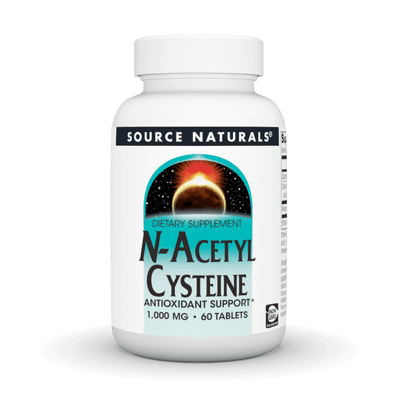 Source Naturals N-Acetyl Cysteine 1000 Mg Tablets - 60 Ea