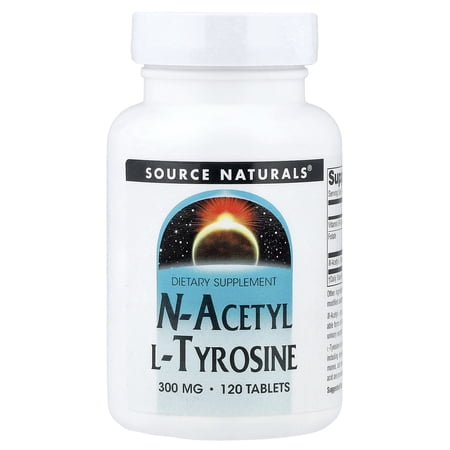 Source Naturals N-Acetyl L-Tyrosine, 120 Tablets