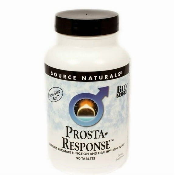 Source Naturals Prosta-Response with Non-GMO Soy, Supports Prostate Function and Healthy Urine Flow* - 90 Tablets