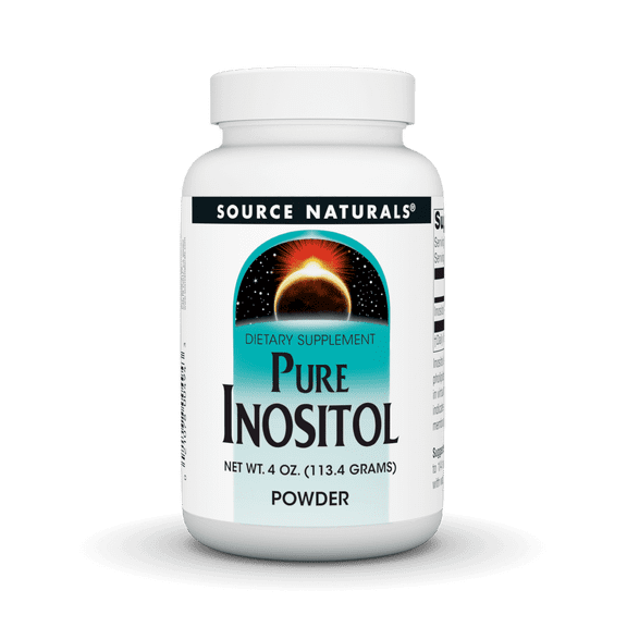 Source Naturals Pure Inositol, Dietary Supplement, 4 oz. Powder