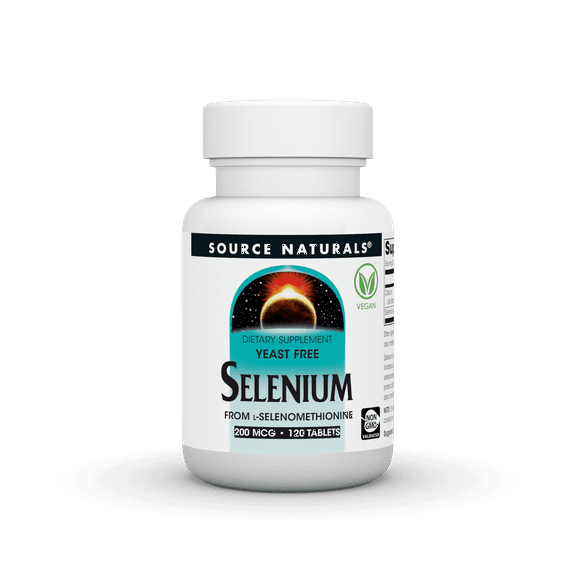 Source Naturals Selenium Yeast Free L-Selenomethionine 200 mcg 120 Tabs