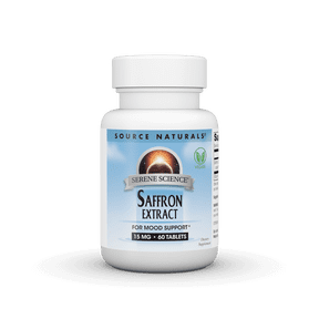 Source Naturals Serene Science Saffron Extract, Healthy Mood Support* 15 mg, 60 Vegan Tablets