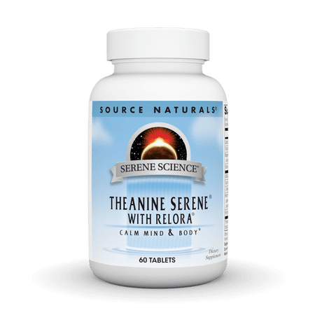 Source Naturals Serene Science Theanine Serene with Relora, Calm Mind & Body - 60 Tablets