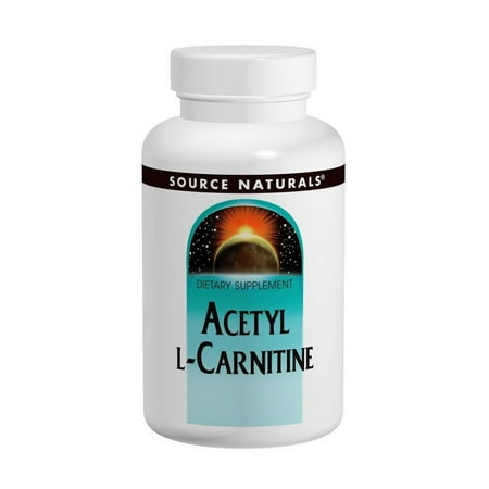 Source Naturals Acetyl L-Carnitine - Supports Healthy Brain Function & Memory - 120 Tablets 120 Count (Pack of 1)