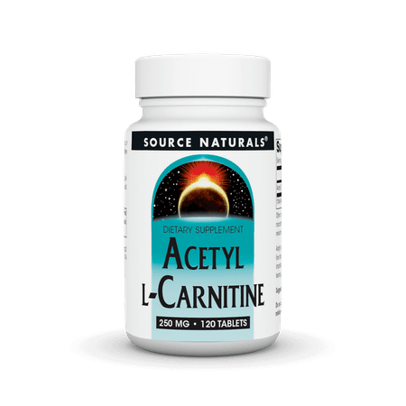 Source Naturals Acetyl L-Carnitine - Supports Healthy Brain Function & Memory - 120 Tablets 120 Count (Pack of 1)