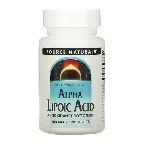 Source Naturals Source Naturals  Alpha Lipoic Acid, 120 ea