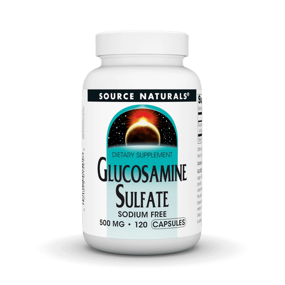 Source NaturalsSodium Free Glucosamine Sulfate 500mg 120 Capsule