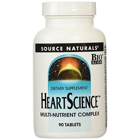 Source Naturals HeartScience, A Five-Tiered Approach to Heart Health,90 Tablets