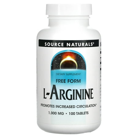 L-Arginine 1000mg By Source Naturals - 100 Tablet