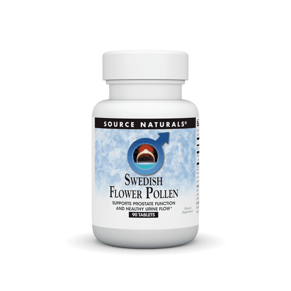 Source Naturals Swedish Flower Pollen Supports Prostate Function and Healthy Urine Flow* - 90 Tablets