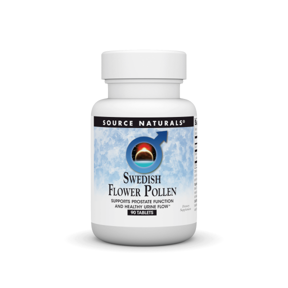Source Naturals Swedish Flower Pollen Supports Prostate Function and Healthy Urine Flow* - 90 Tablets