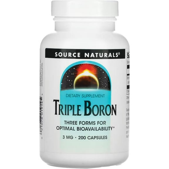 Source Naturals Triple Boron 3 mg 200 Caps