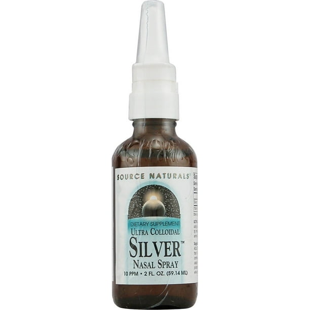 Source Naturals Ultra Colloidal Silver Nasal Spray 10 ppm 2 fl oz