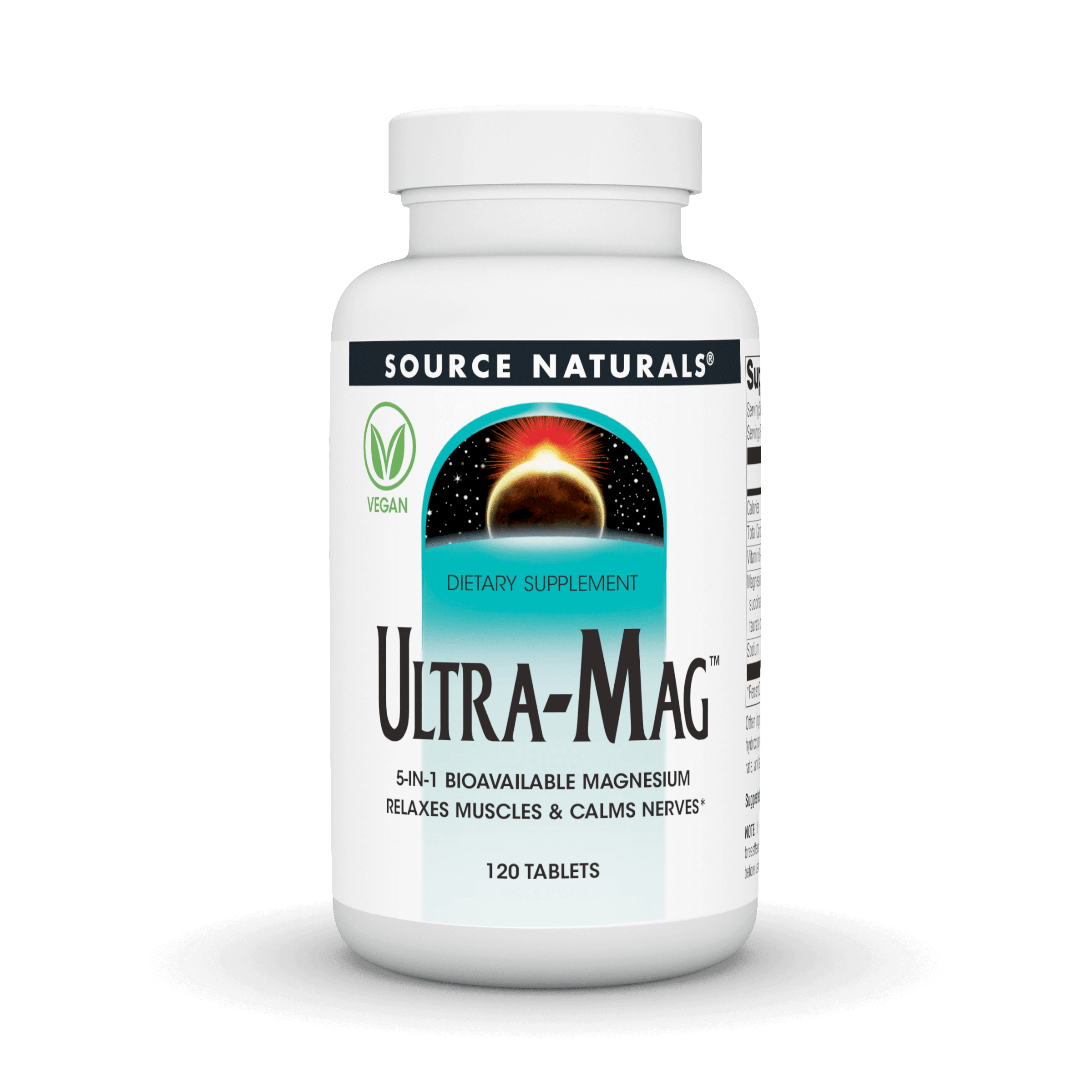Source Naturals Ultra-Mag High Efficiency Magnesium Complex for Muscle ...