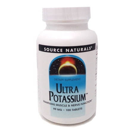 Source Naturals - Ultra Potassium - 100 Tablets