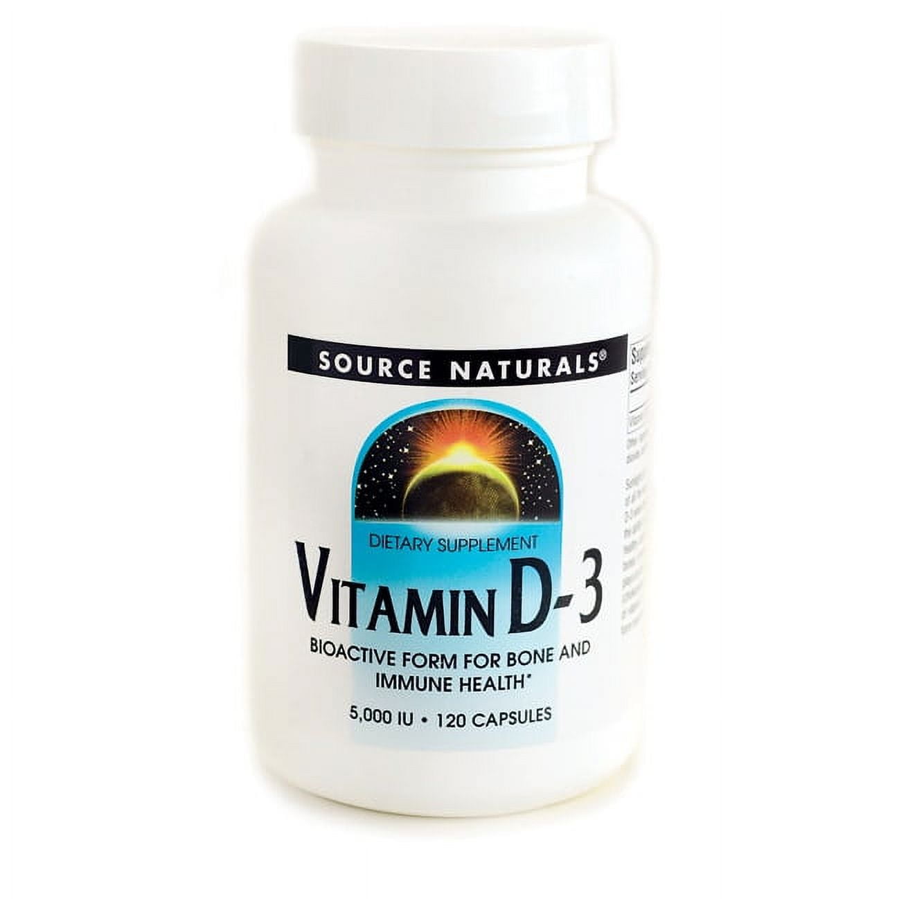 Source Naturals Vitamin D3 5000 IU 120 Capsules