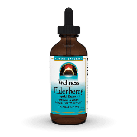 Source Naturals Wellness Elderberry Extract, 2 OZ - Immune System Support*