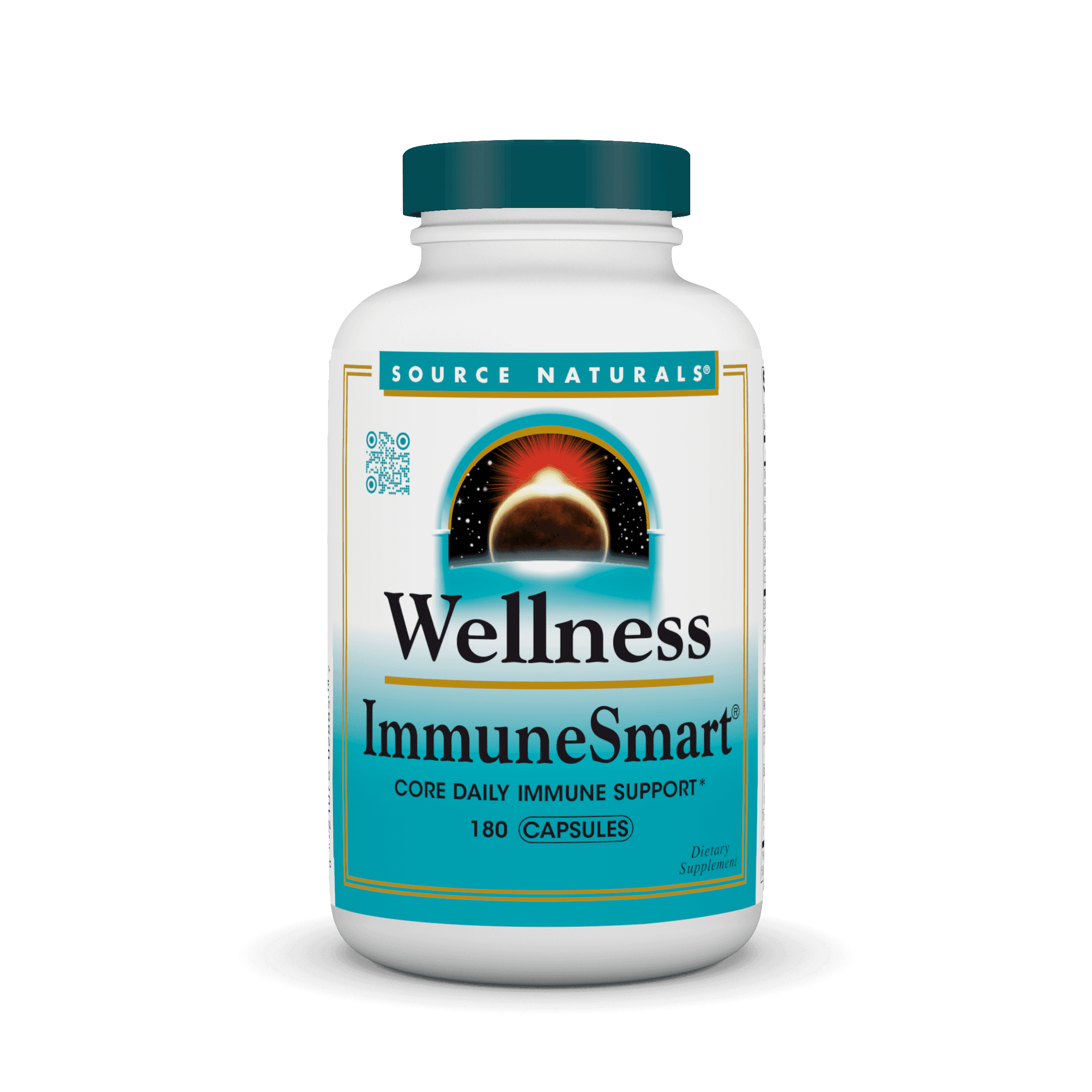 Source Naturals Wellness ImmuneSmart Core Daily Immune Support 180 Vegetarian Capsules