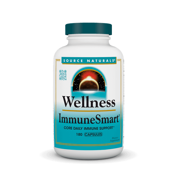 Source Naturals Wellness ImmuneSmart Core Daily Immune Support 180 Vegetarian Capsules