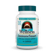 Source Naturals Wellness ImmuneSmart Core Daily Immune Support 45 Vegetarian Capsules