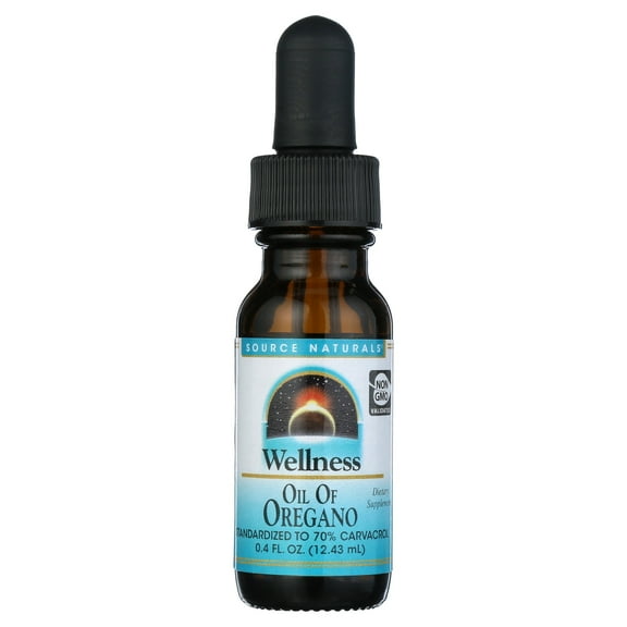 Source Naturals Wellness Oil Of Oregano Liquid Drops, 0.4 Fl Oz