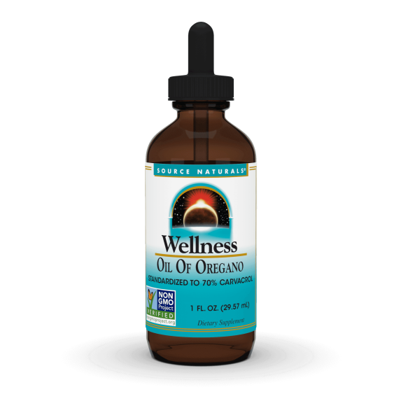 Source Naturals Wellness Oil of Oregano Standardized to 70% Carvacrol 1 Fluid oz