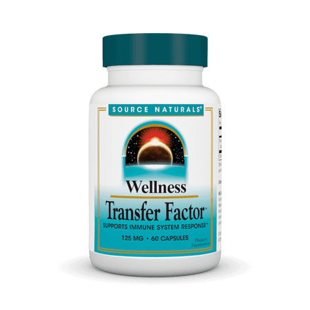 Source Naturals Wellness Transfer Factor, Supports Immune System Response* 125mg, 60 Capsules