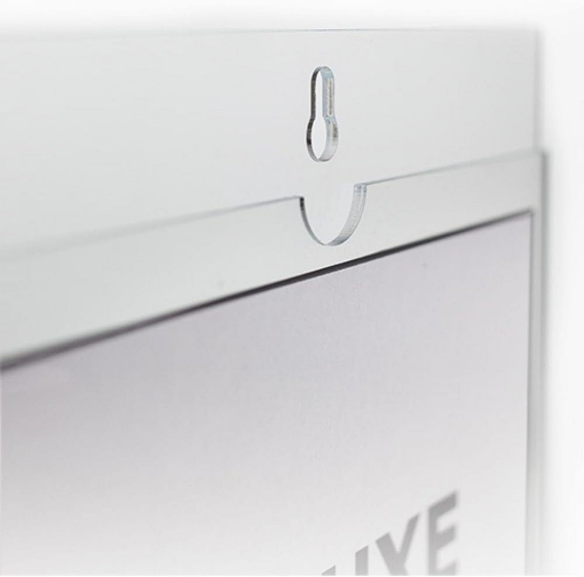 Source One Deluxe EzChange Landscape Wall Mount Sign Holder Picture