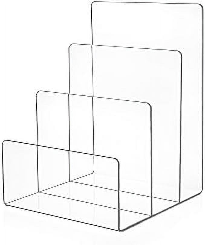 Source One Premium Clear Desktop File Organizer