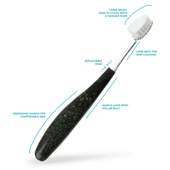 RADIUS Source Soft Currency Handle Toothbrush
