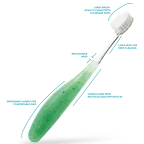 RADIUS Source Soft Soda Pop Eco-Grind Handle Toothbrush