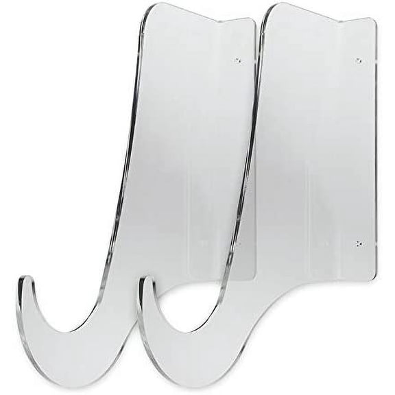SourceOne Premium Invisible Surfboard Wall Racks - Display, Clear Acrylic