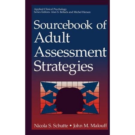 Pre-Owned Sourcebook of Adult Assessment Strategies (Hardcover) 0306450291 9780306450297