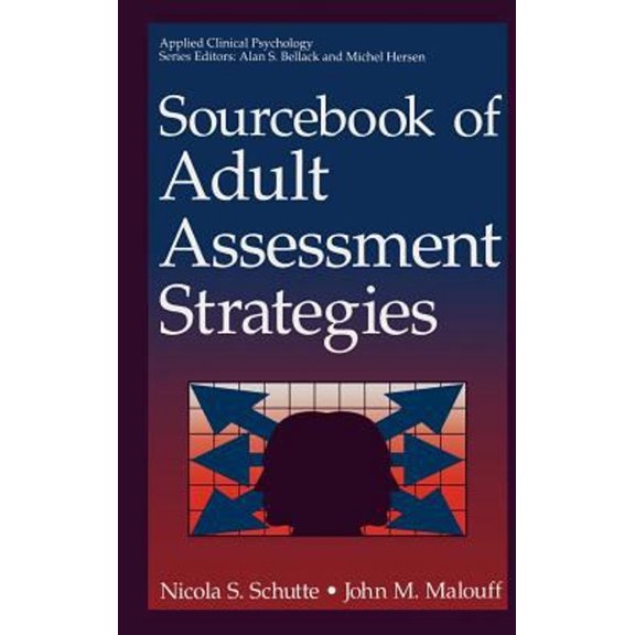 Pre-Owned Sourcebook of Adult Assessment Strategies (Hardcover) 0306450291 9780306450297
