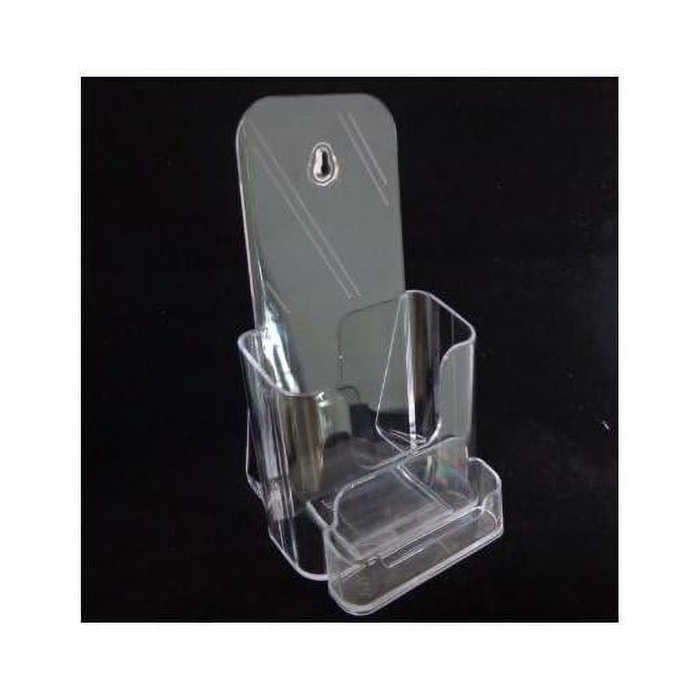 (12Pack) TriFold Brochure Holder With Business Card