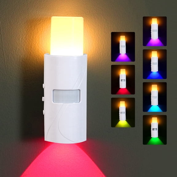 Sourcingbay Compact Wall Light Magnetic Motion Sensor Auto Warm Rgb Dimmable Type-C Usb Rechargeable for Indoor Hallway